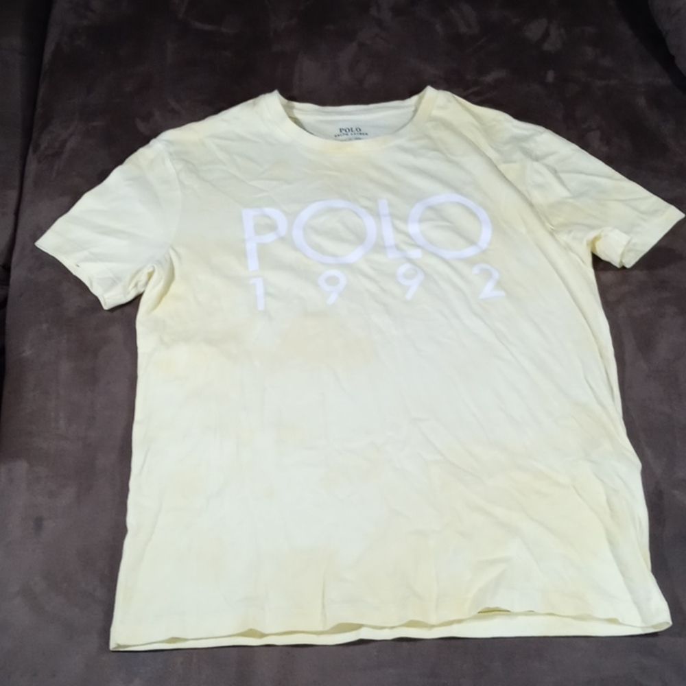 Polo Cotton 1992 Yellow Tide dyed Shirt